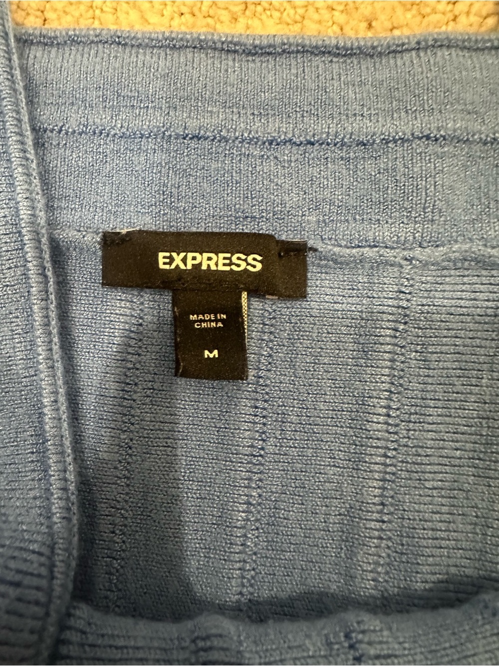 Set of Two Express Peplum Sweater Tank Tops-Size M - Picture 9 of 11